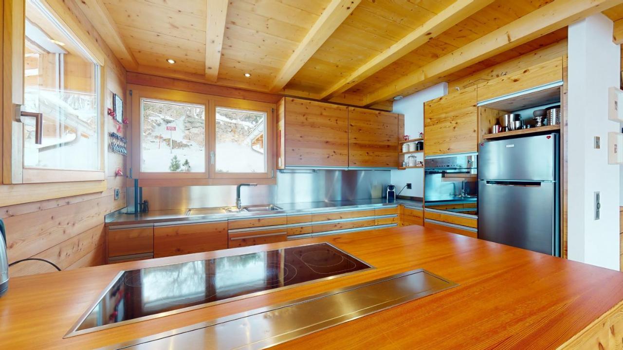 Etoiles Des Neiges Luxe & Jacuzzi Chalet 12 Pers By Alpvision Residences Heremence Ngoại thất bức ảnh