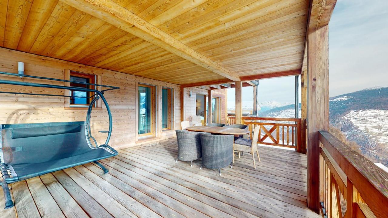 Etoiles Des Neiges Luxe & Jacuzzi Chalet 12 Pers By Alpvision Residences Heremence Ngoại thất bức ảnh